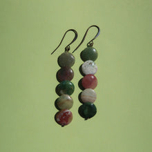 Load image into Gallery viewer, JASPER COIN EARRINGS
